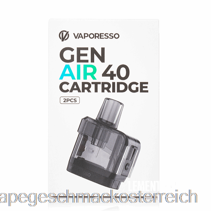 Vaporesso Gen Air 40 Ersatzkapseln, 4,5 Ml, Gen Air 40 Kapseln, Vape-Geschmack